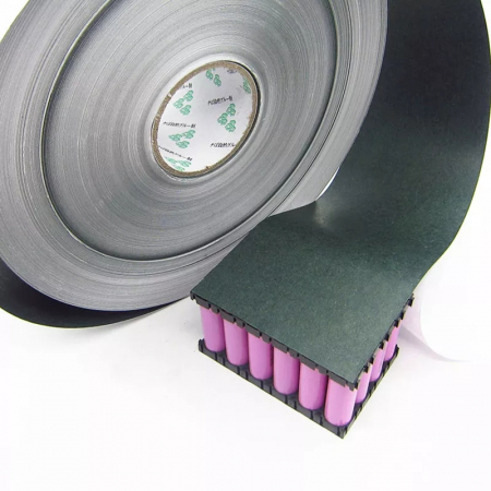 Hartie PVC cu adeziv,  izolare acumulatori 18650, anod izolator - navomag, 15cm, 1metru [1]