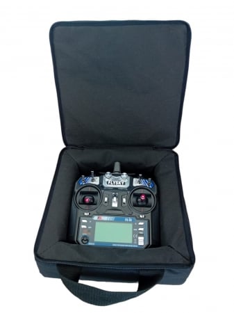 Husă Radiocomandă Neagră - Turnigy, Flysky, Microzone, Radiolink - Protecție Rezistentă