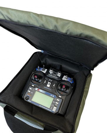HUSA Radiocomanda Turnigy, Flysky, Microzone, Radiolink - culoare VERDE OLIV [3]