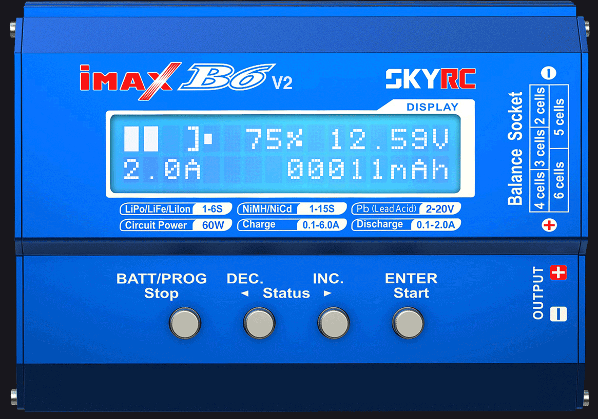 Incarcator Lipo Imax B6 V2 ORIGINAL SKYRC pentru acumulatori 2s-6s [1]