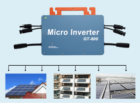 ACCESORII SOLARE - Microinvertor Solar 800W cu MPPT și Monitorizare WiFi – IP66, 220V