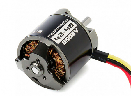 Piese pentru Navomodele - Motor Navomodel Brushless Outrunner - fara perii - PROPDRIVE v2 4248 650KV