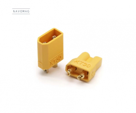 Mufe si Conectori - Set Conectori XT-30 Mamă/Tată - 5 Perechi, Alimentare 30A, Rezistență Termică 120°C