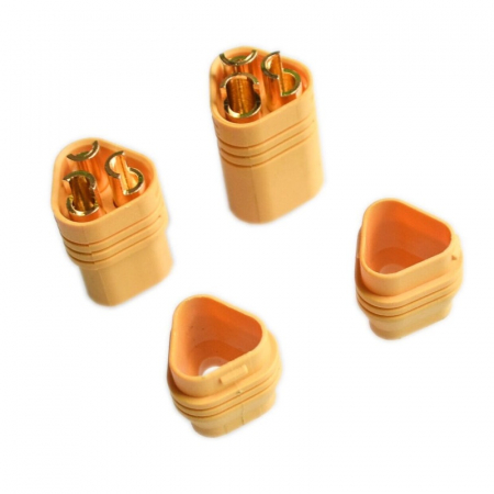 Mufa MT60 pentru Motoare Brushless – Set  Conector Mama-Tata cu Protecții [1]