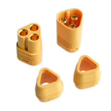 Mufe si Conectori - Mufa MT60 pentru Motoare Brushless – Set  Conector Mama-Tata cu Protecții
