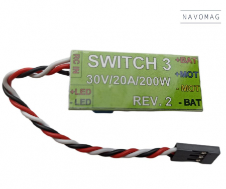 Modul RC Switch 3 - Control Motor Cuva Rotativă, 30V, 16A [4]