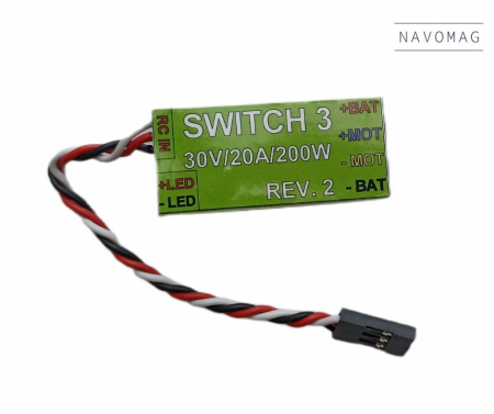 Modul RC Switch 3 - Control Motor Cuva Rotativă, 30V, 16A [5]