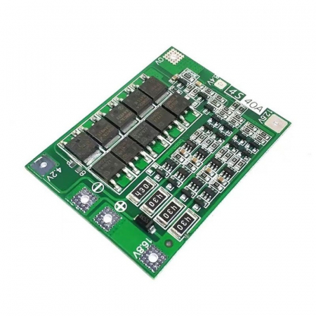 Placă Protecție Acumulator Litiu-Ion 16.8V BMS 4S 40A cu Balansare - Siguranță și Eficiență [1]