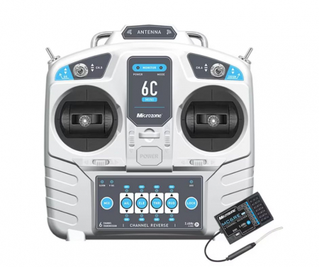 Radiocomenzi 6 Canale – Control Precis și Stabil pentru Modele RC Navomag - Microzone MC6C – Radiocomandă 6 Canale cu Receiver Inclus | Control Precis & Semnal Puternic