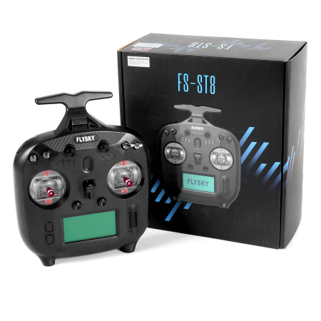 Radiocomandă Flysky FS-ST8 Upgrade FS007 – 8 canale, ecran tactil color, tehnologie AFHDS 3 [5]