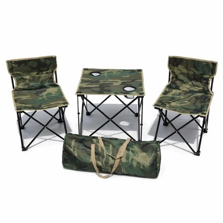 Accesorii Camping și Pescuit - Set masa si 2 scaune pentru camping cu geanta
