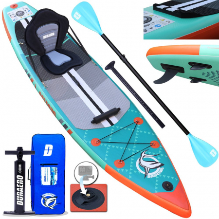 Placă SUP Gonflabilă Portocalie 2-în-1 – Oferta Limitată! Tot ce Ai Nevoie pentru Aventuri de Neuitat. Cumpără Acum, Stocuri Reduse!