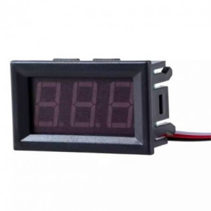 Module electronice - Voltmetru Digital 12V – Afișaj LED Roșu, Protecție la Alimentare Inversă, Ideal pentru Automodele, Navomodele și Aeromodele
