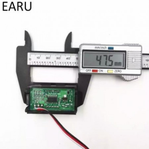 Voltmetru Digital 12V – Afișaj LED Roșu, Protecție la Alimentare Inversă, Ideal pentru Automodele, Navomodele și Aeromodele [3]