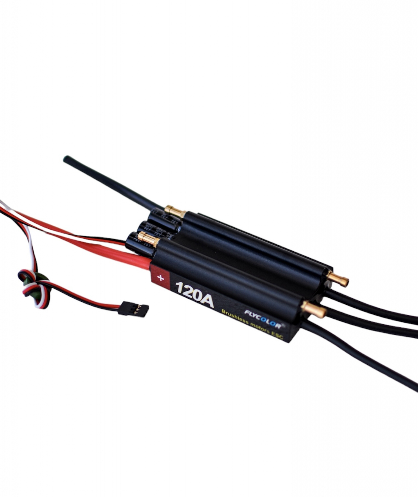 ESC Brushless 120A FlyColor – UBEC Inclus, Răcire pe Apă pentru