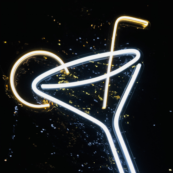 reclama luminoasa lampa decorativa semn led neon model pahar cocktail [3]