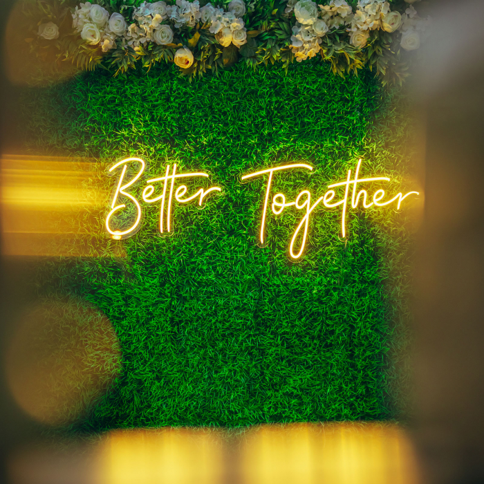 semn din led neon Better Together [5]