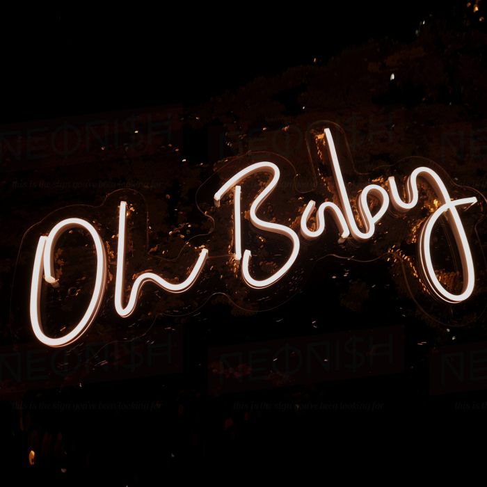 Semn led neon model Oh Baby [2]