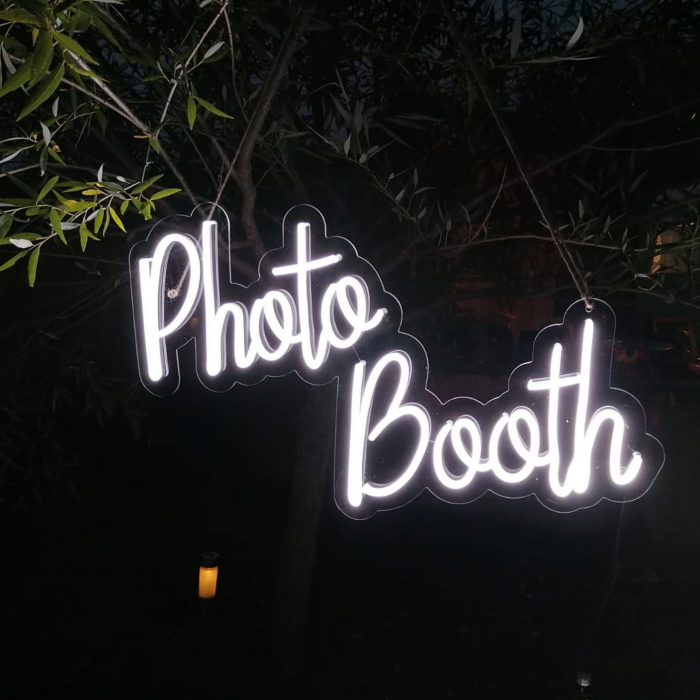 semn din led neon photo booth cabina foto [1]
