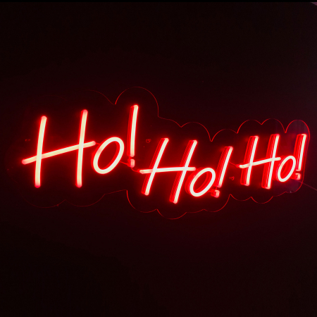 Lampa led NEON Ho! Ho! Ho! pentru ornament Craciun [2]