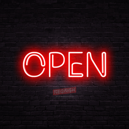 Shop - reclama luminoasa led neon open