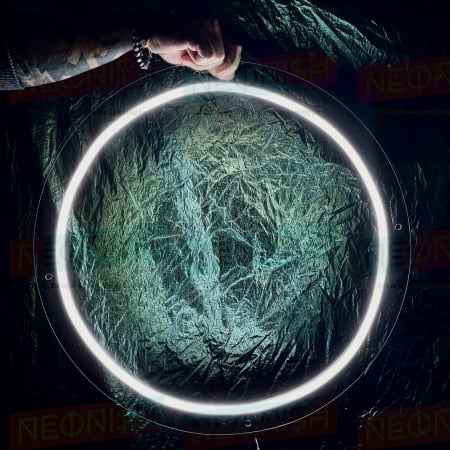 lampa luminoasa decorativa din led neon cerc ring light selfie [1]