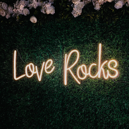 Shop - semn din led neon love rocks