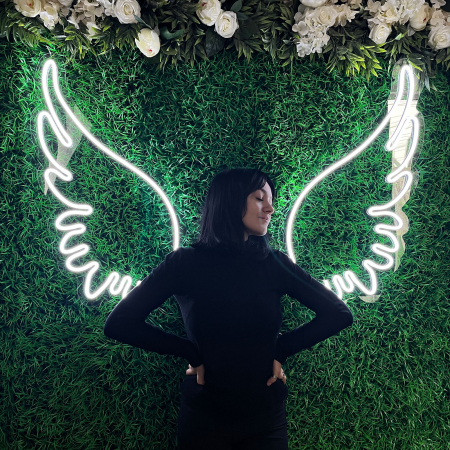 semn din led neon aripi de inger [1]
