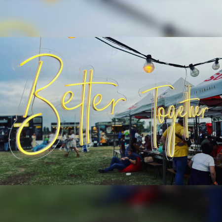 semn din led neon Better Together [1]