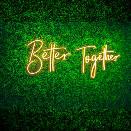 semn din led neon Better Together [6]