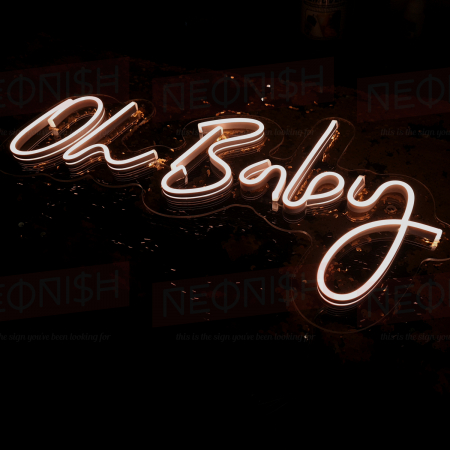Semn led neon model Oh Baby [2]