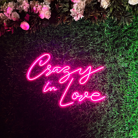 Semn led neon model Crazy in Love [1]