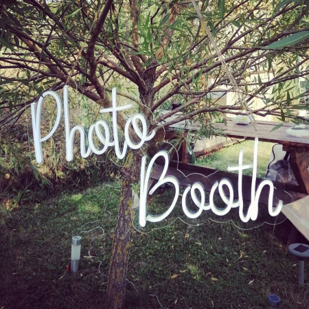 semn din led neon photo booth cabina foto [2]