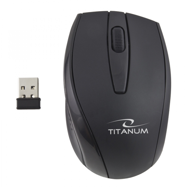 Tastatura si Mouse set 3D wireless 2.4GHz, Titanum Orlando, negru, nano receiver, consum redus de energie, taste rezistente imprimare in material [2]
