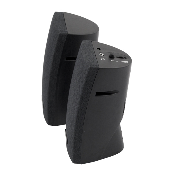 Boxe PC 2.0 Arco pentru laptop, calculatoare si alte dispozitive cu conexiune jack de 3,5 mm pentru casti, negru [2]