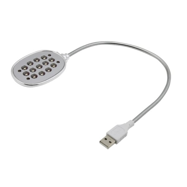 Lampa USB cu 13 LED-uri pentru notebook, laptop sau computere, lumineaza uniform tastatura, 35 cm lungime [1]
