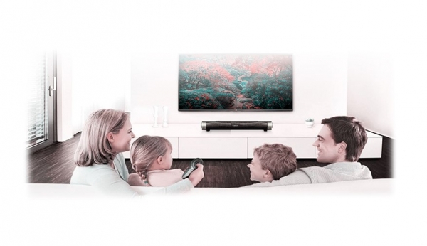 Soundbar Bluetooth 10W RMS cu microfon pentru apeluri telefonice, conectivitate 10m compatibila si cu televizoarele smart [2]