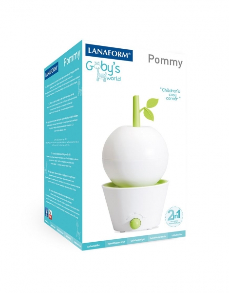 Umidificator Lanaform Pommy aer cu intensitate reglabila, 1.2 l, potrivit pentru camera copiilor, compatibil cu utilizarea de uleiuri esentiale [3]