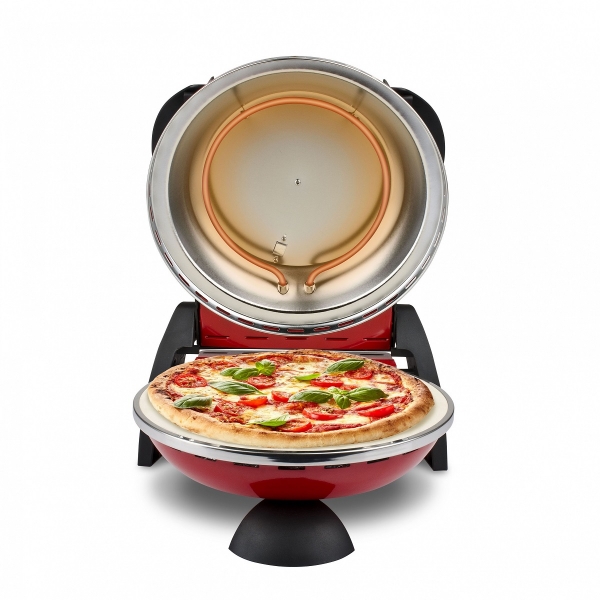 Cuptor pizza G3Ferrari Italia Delizia special cu suprafata de coacere din piatra refractara, termoregulator pana la 390° C si timer [4]