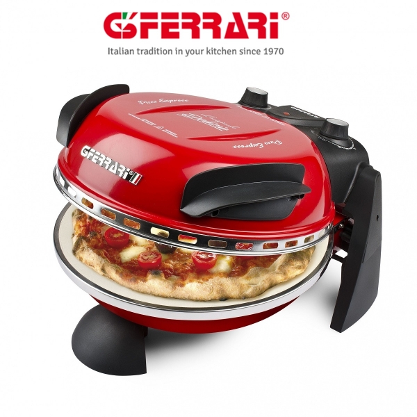 Cuptor pizza G3Ferrari Italia Delizia special cu suprafata de coacere din piatra refractara, termoregulator pana la 390° C si timer [3]