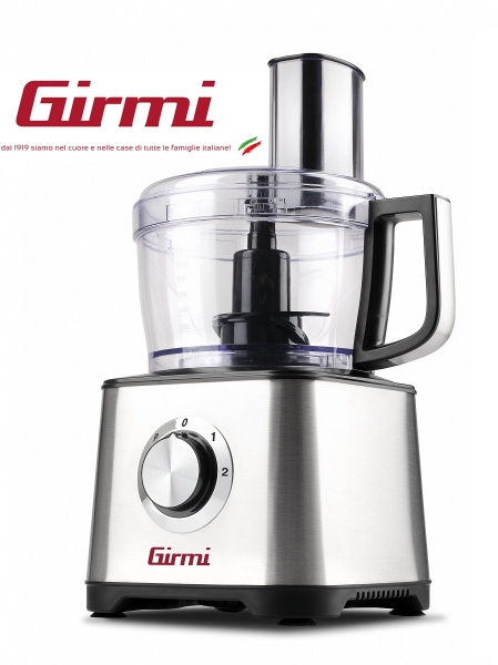 Robot multifunctional Girmi - RB76 cu functii multimple mixer, blender, 600W,  lame si corp inox, vas gradat  1.2L [6]