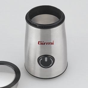 Rasnita cafea Girmi - MC01 cu lame si corp din inox, capacitate 50g, 150W, inox-negru [3]
