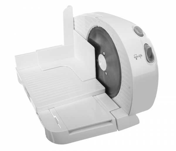 Feliator electric multifunctional Kitchenmax feliere mezeluri, legume, branzeturi, paine reglare manuala intre 0-1.5 cm, alb [4]