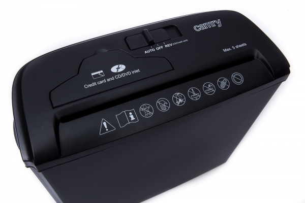 Distrugator tocator de hartie , CD-uri, DVD-uri sau carduri plastic, functie auto, functie reverse [4]