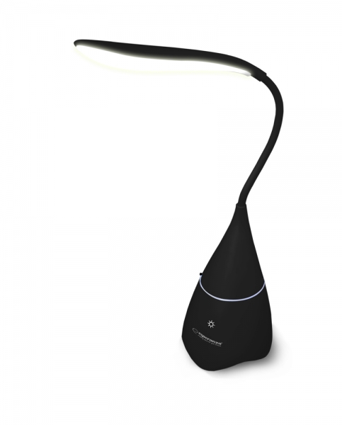 Boxa Charm cu lampa LED si Bluetooth, aux in, distanta 10m, acumulator Li-poly: 1200mAh, negru [2]