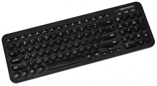 Tastatura Memphis cu taste rotunde, forma ergonomica, USB, cablu 1.5m taste imprimate cu culoare permanenta, 12 taste programabile [1]
