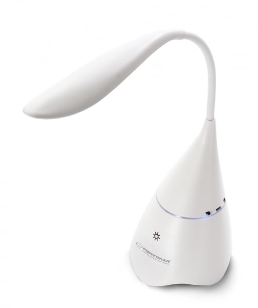 Boxa Charm cu lampa LED si Bluetooth, aux in, distanta 10m, acumulator Li-poly: 1200mAh, alb [4]