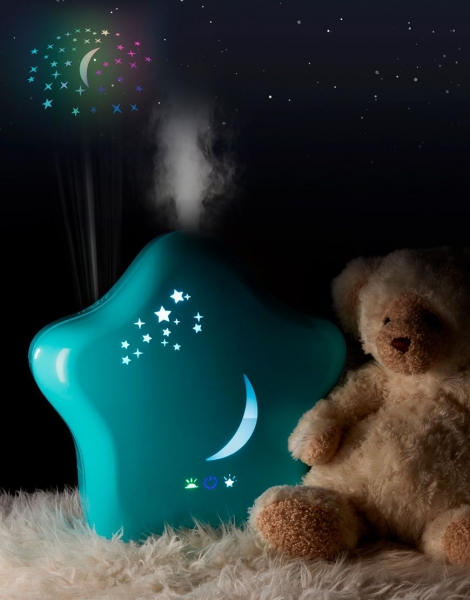 Umidificator Moony 3 in 1 cu lumina veghe si proiectie, 2.2L, 3 trepte, cu ultrasunete, oprire automata, temporizator, silentios ecran tactil, potrivit pentru difuzare uleiuri esentiale [5]