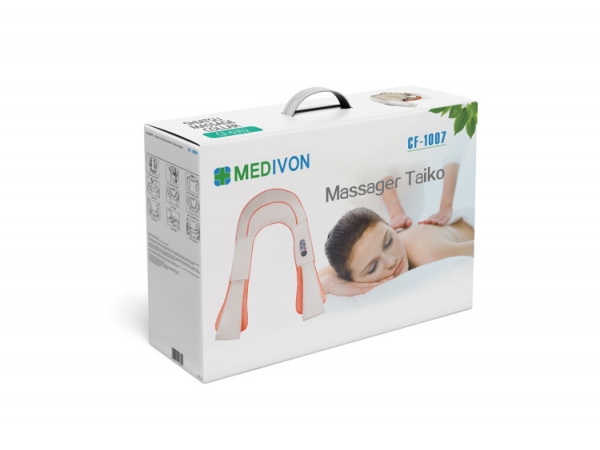 Guler multifunctional masaj Taiko CF-1007, multiple moduri de masaj si intensitati, 40 x 31,5 x 16 cm, bej [4]