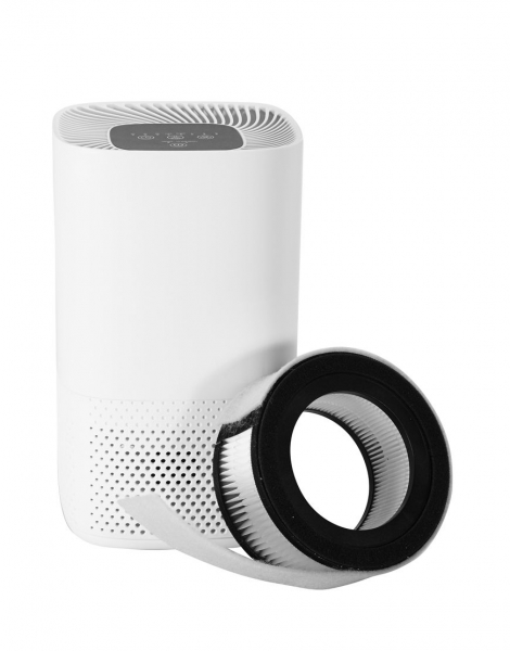 Purificator de aer Lanaform cu 3 filtre, carbon, pre-filtru si HEPA E11, carbon, lumina UV, 4 niveluri de functionare, timer 2, 4, 8h [3]